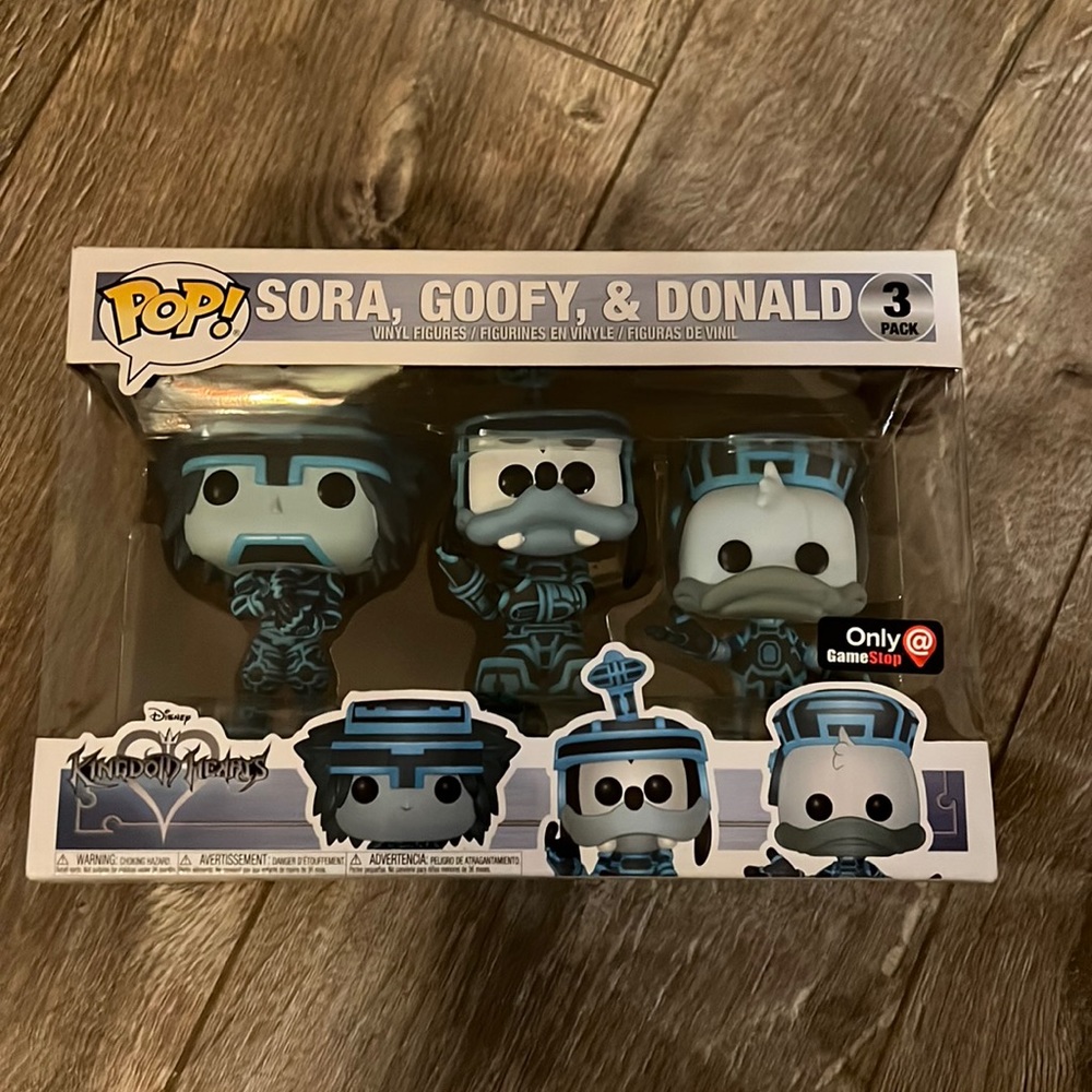 Funko POP! Kingdom Hearts Vinyl Figure 3-PACK -SORA GOOFY & DONALD